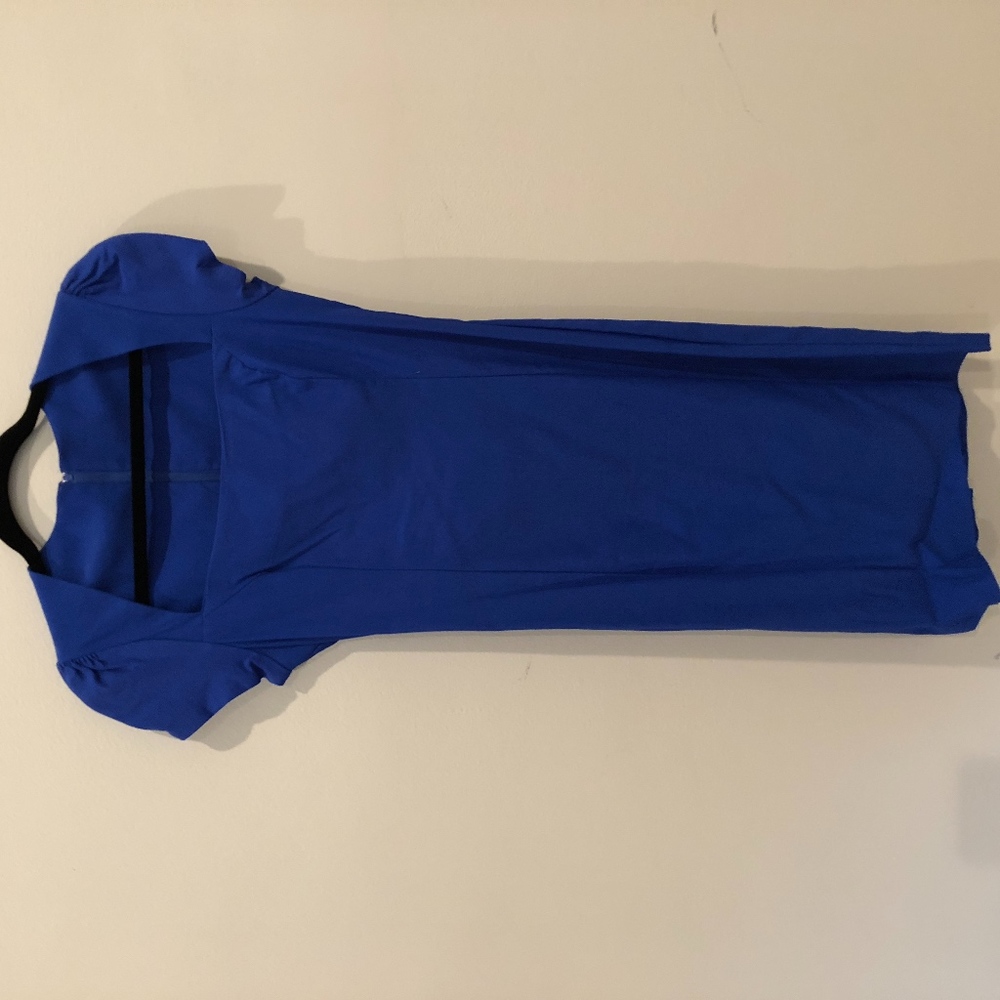 blue midi dress
